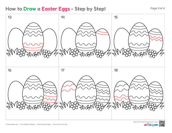 How to Draw an Easter Egg – Simple Step-by-Step Easter Drawing for Kids