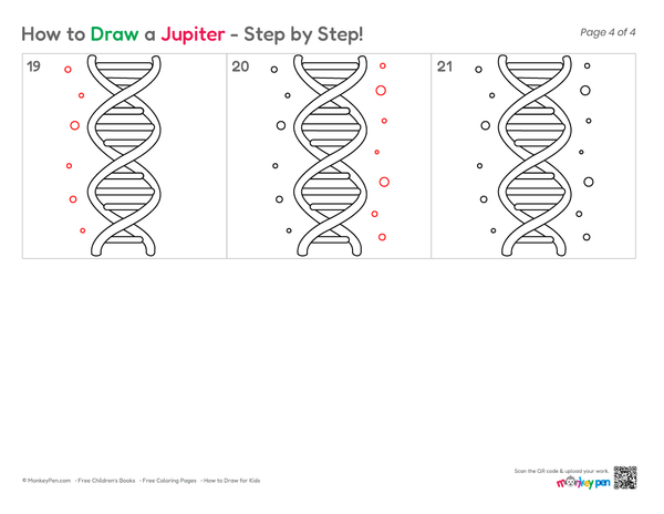 How to Draw DNA – Easy Step-by-Step Science Drawing for Kids