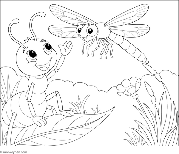 Ant Coloring Book
