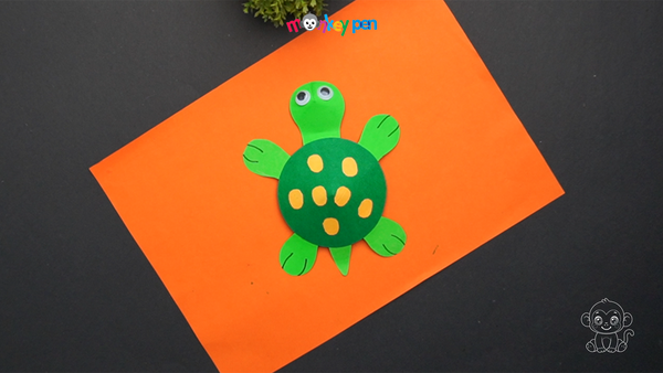 Paper Turtle Craft Step 27