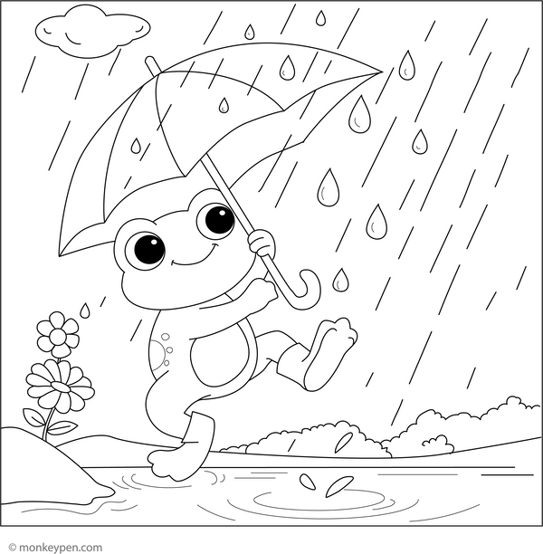 Free Frog Coloring Book PDF