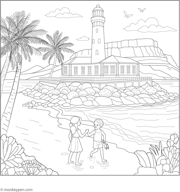 Africa Coloring Book