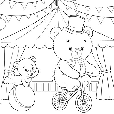 Circus Coloring Book -PDF