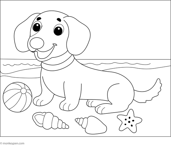 Free Printable Dachshund Coloring Book
