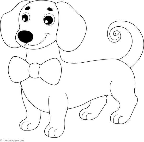 Free Printable Dachshund Coloring Book