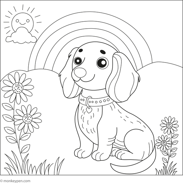 Free Printable Dachshund Coloring Book
