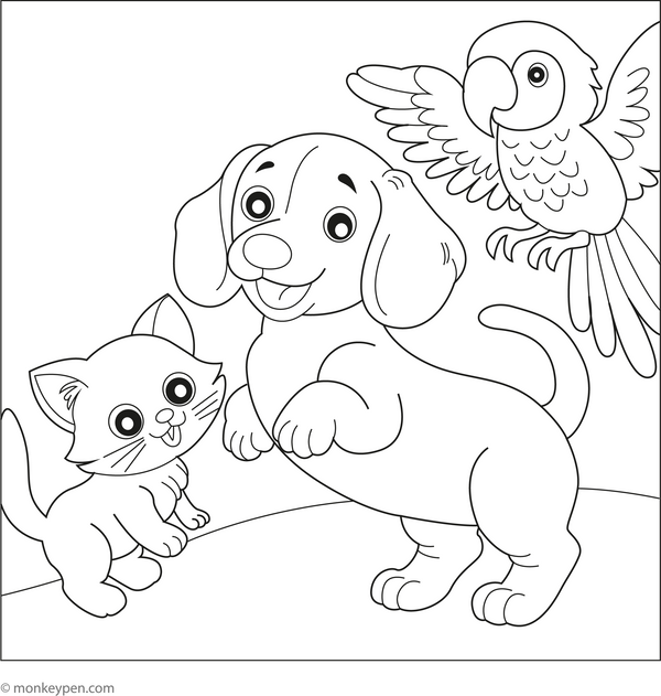 Free Printable Dachshund Coloring Book