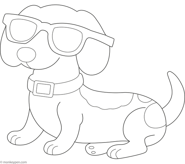 Free Printable Dachshund Coloring Book
