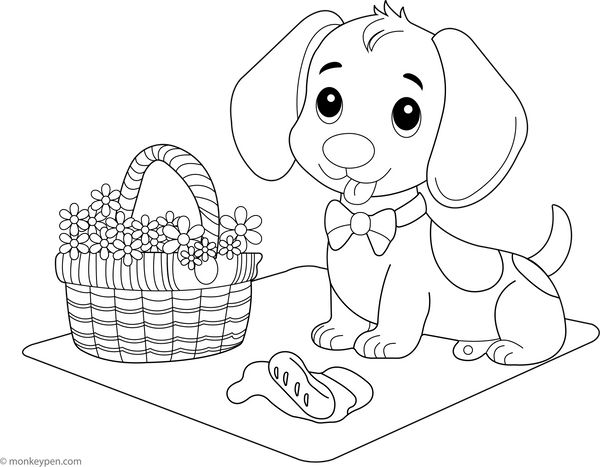 Free Printable Dachshund Coloring Book