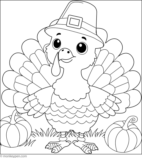 Thanksgiving Coloring Book