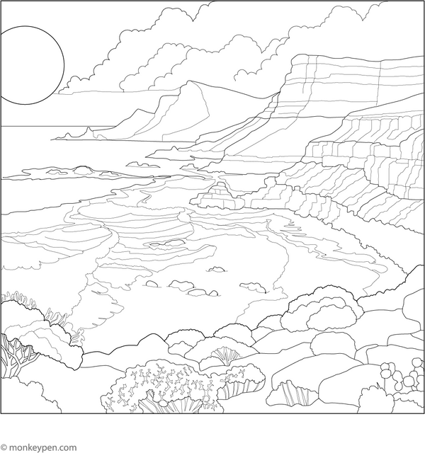 Africa Coloring Book