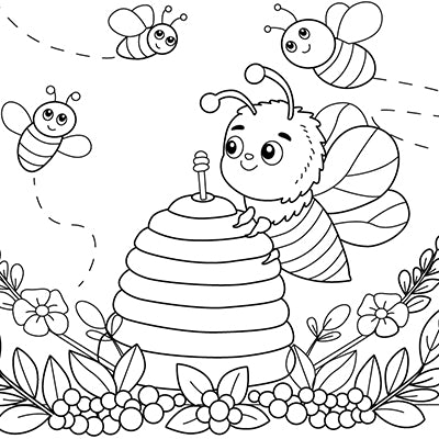 Printable Insect Coloring Pages