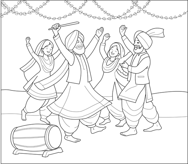 Free Sikh Coloring Book PDF