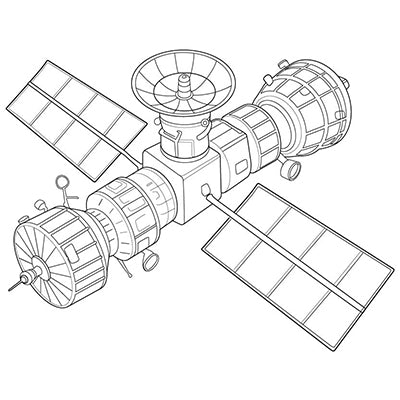 Outer Space Coloring Book