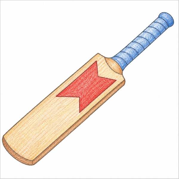Simple bat drawing lesson for beginner young artists.