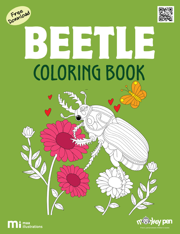 Free Beetle Coloring Book PDF