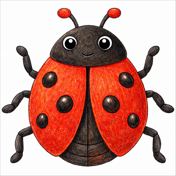 How to Draw a Beetle – Step-by-Step Bug Drawing for Kids