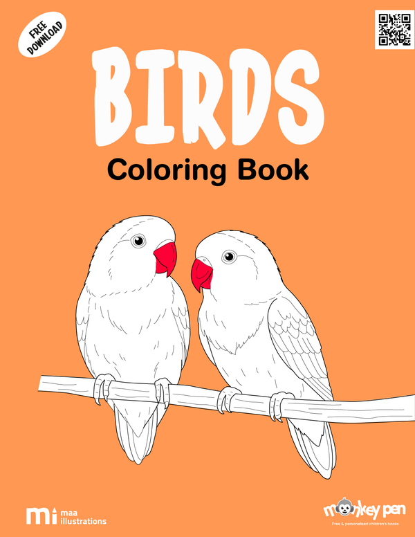 Birds Coloring Book – Download PDF