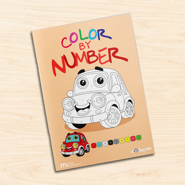 Color By Number Coloring Book
