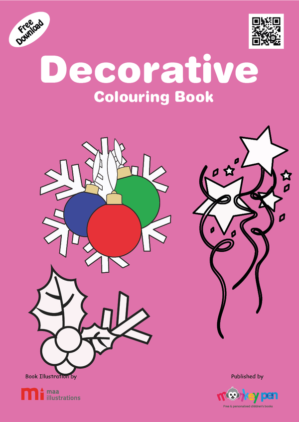Printable Decorative Coloring Book