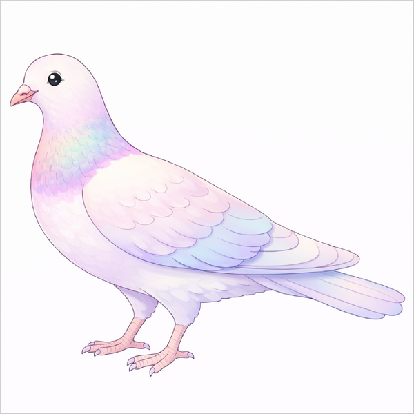 How to draw a dove step by step for kids, easy simple bird drawing tutorial, cute peace dove sketch guide for beginners