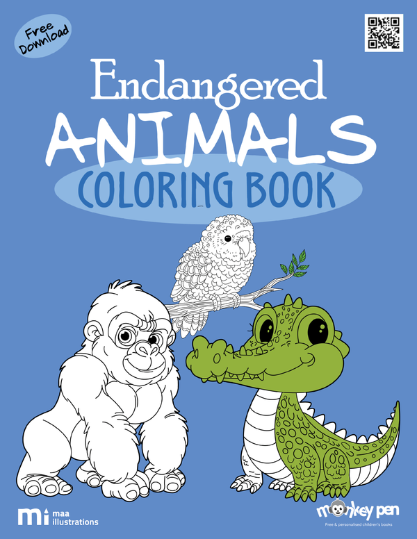 Free Endangered Animal Coloring Book PDF