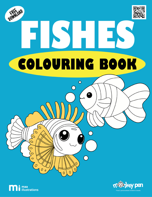Fishes Coloring Book
