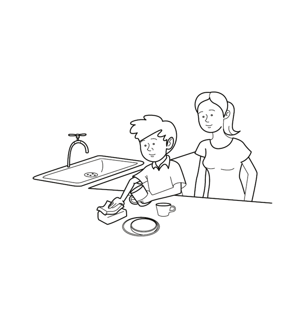 Printable Good Manners Coloring  Book