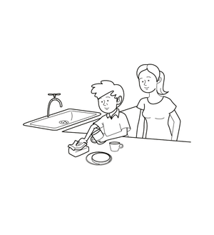 Good Manners coloring page – fun and educational printable for children
