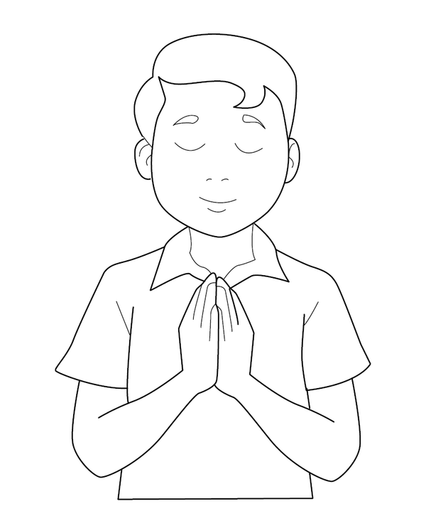 Printable Good Manners Coloring  Book