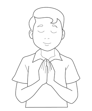 Good Manners coloring page – fun and educational printable for children
