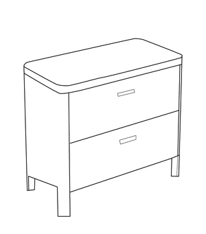 Simple drawer coloring page – fun and educational printable for children