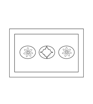 Three planetary seals on a board coloring page – fun and educational printable for children