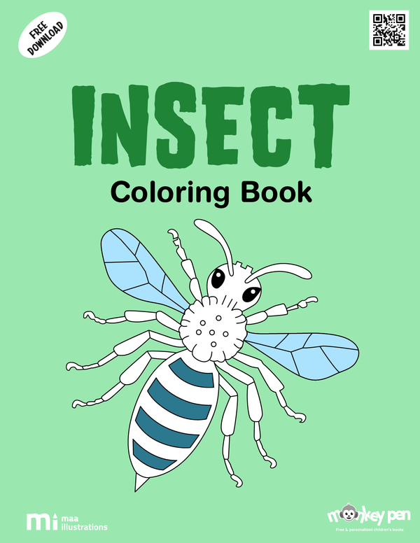 Printable Insect Coloring Pages