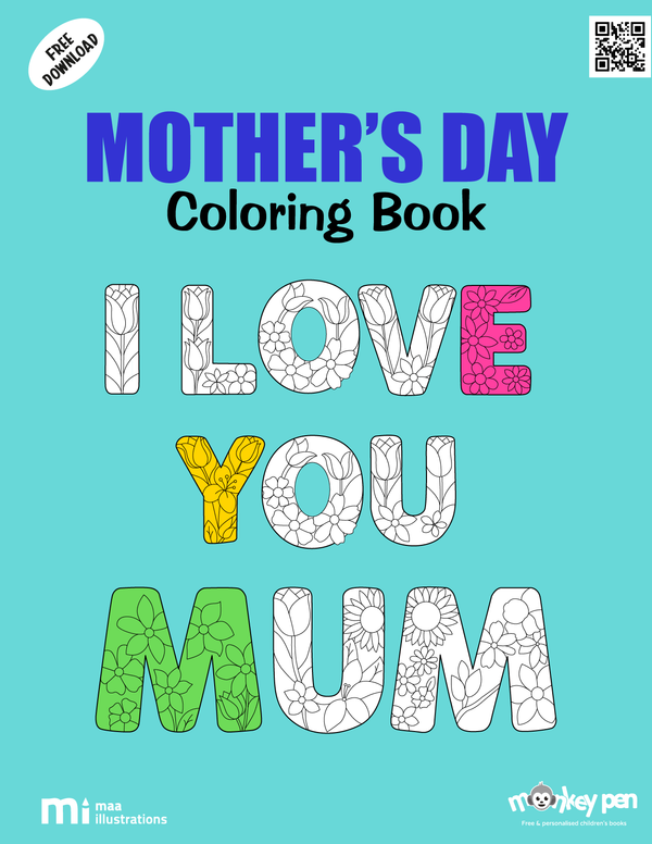 Mother's Day Coloring Book