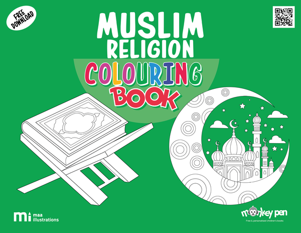 Printable Muslim Religion Coloring Book