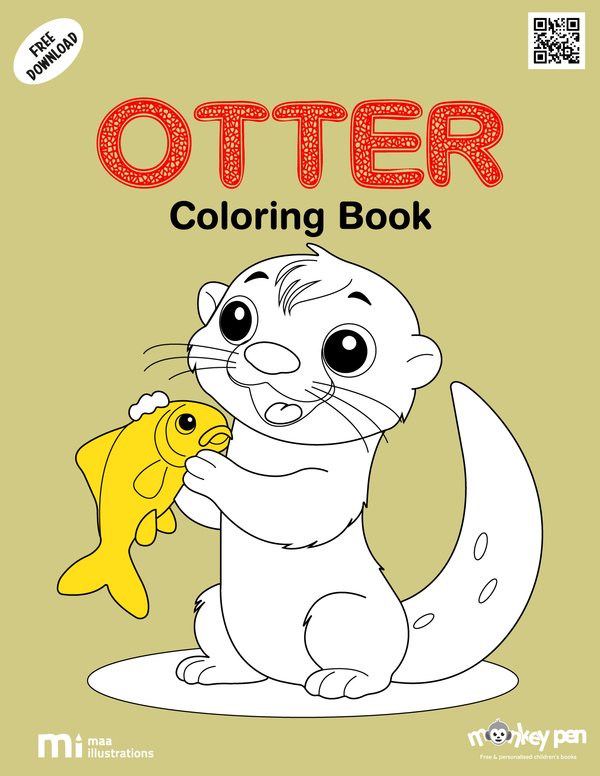 Otter Coloring Book