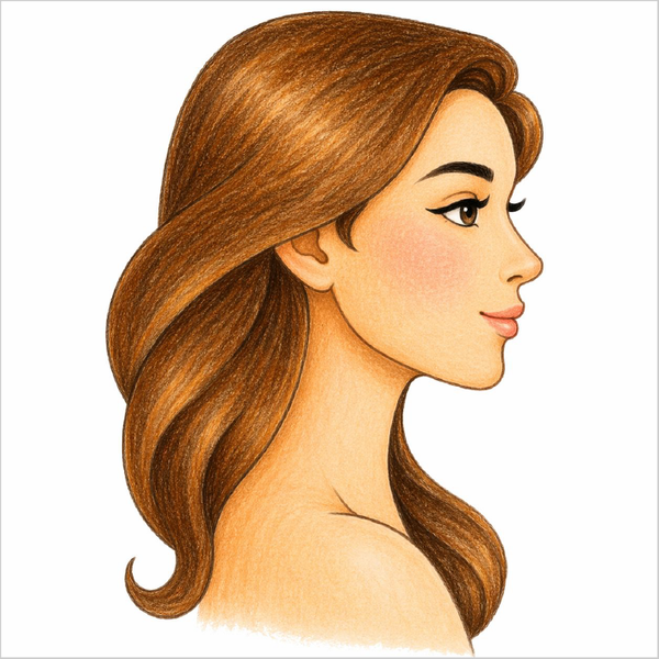 How to Draw a Side Profile Face – Easy Human Face Drawing for Kids