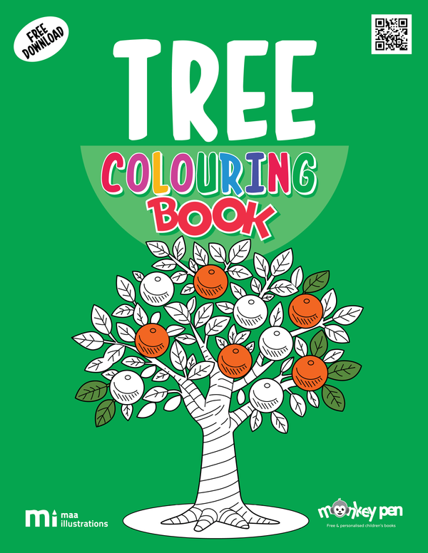 Downloadable Tree Coloring Book