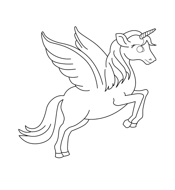 Unicorn Coloring page – fun and educational printable for children