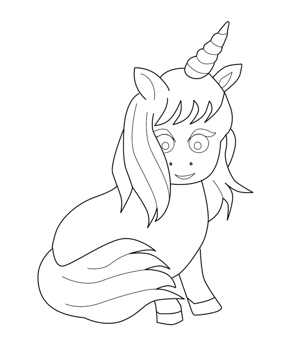 Unicorn Coloring page – fun and educational printable for children