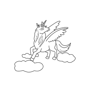 Unicorn Coloring page – fun and educational printable for children