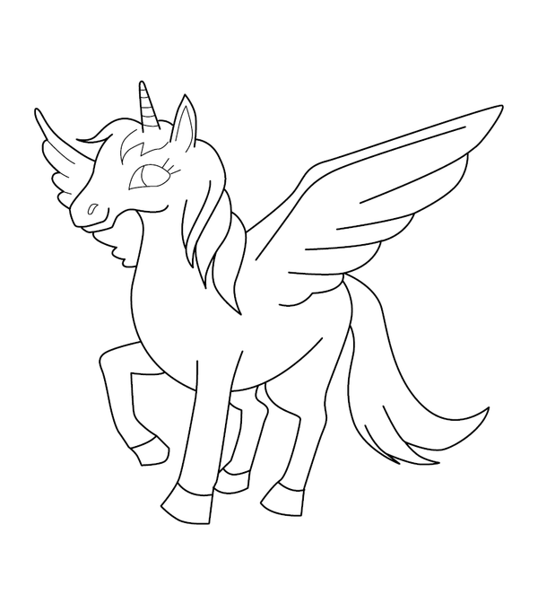 Unicorn Coloring page – fun and educational printable for children