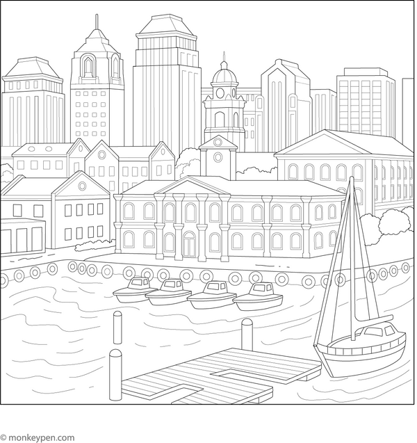Africa Coloring Book