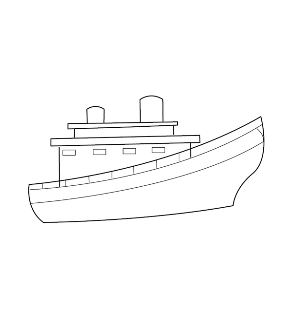 Water Transport Coloring Book – Instant Download