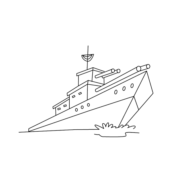 Ship coloring page – fun and educational printable for children