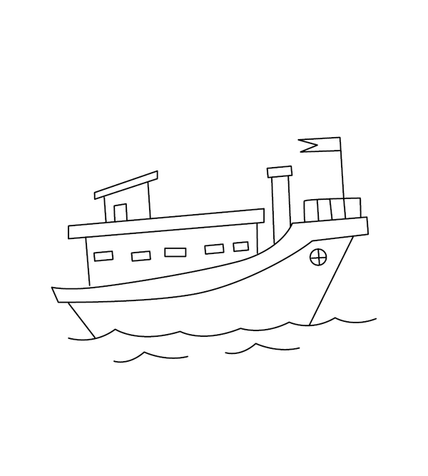 Fishing Boat Coloring page – fun and educational printable for children
