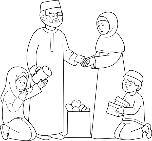 Printable Muslim Religion Coloring Book