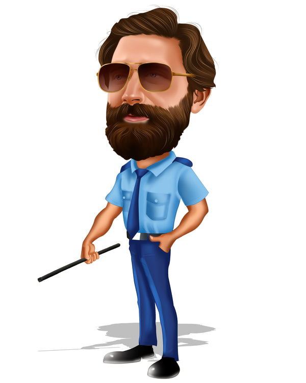 Caricatures Artwork in Smudge Art