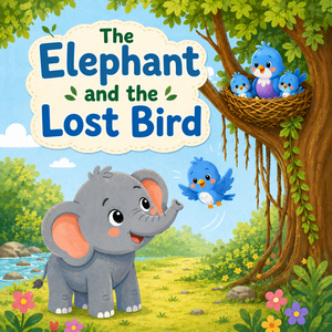 THE ELEPHANT AND THE LOST BIRD | Free Children Book
